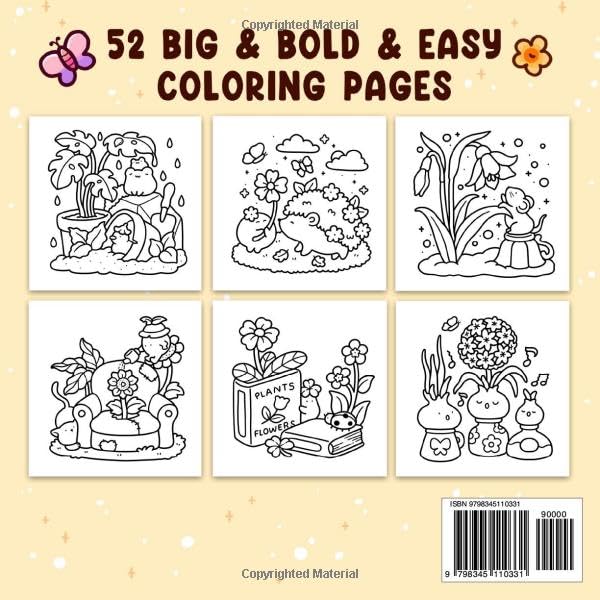 Alcohol Markers Coloring Book : Into Gardens