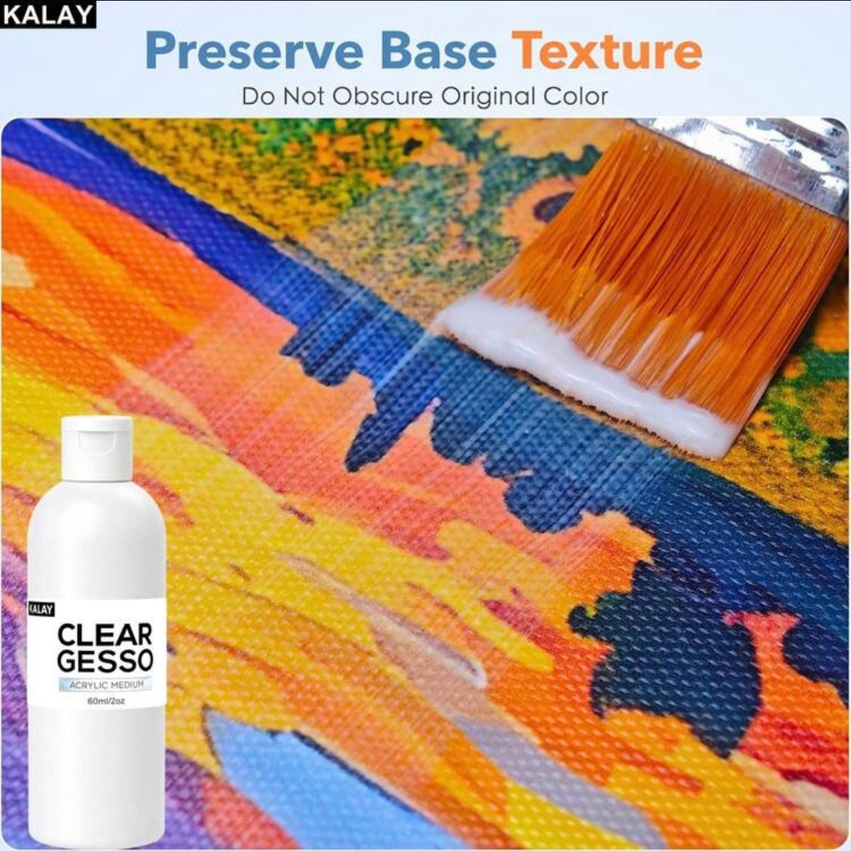 Acrylic Gesso (Clear - 250 ml)