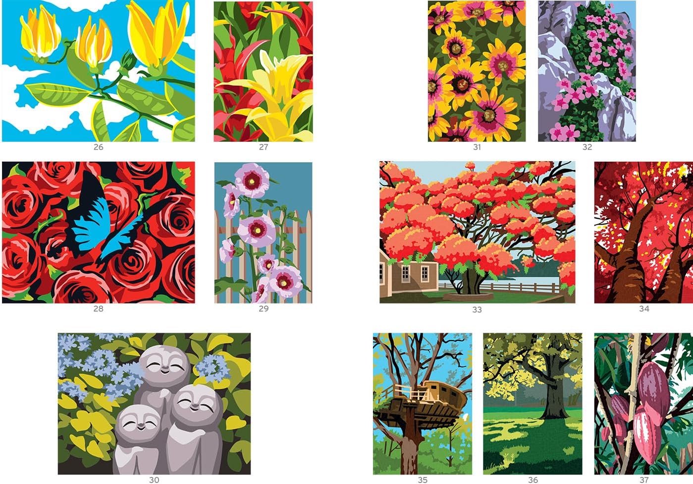 Coloriage Mystery Coloring Books (Extraordinary Gardens)