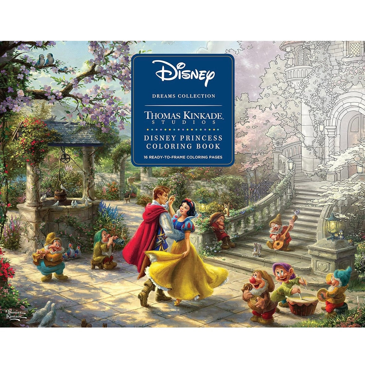 Disney Coloring Poster Book By Thomas Kinkade