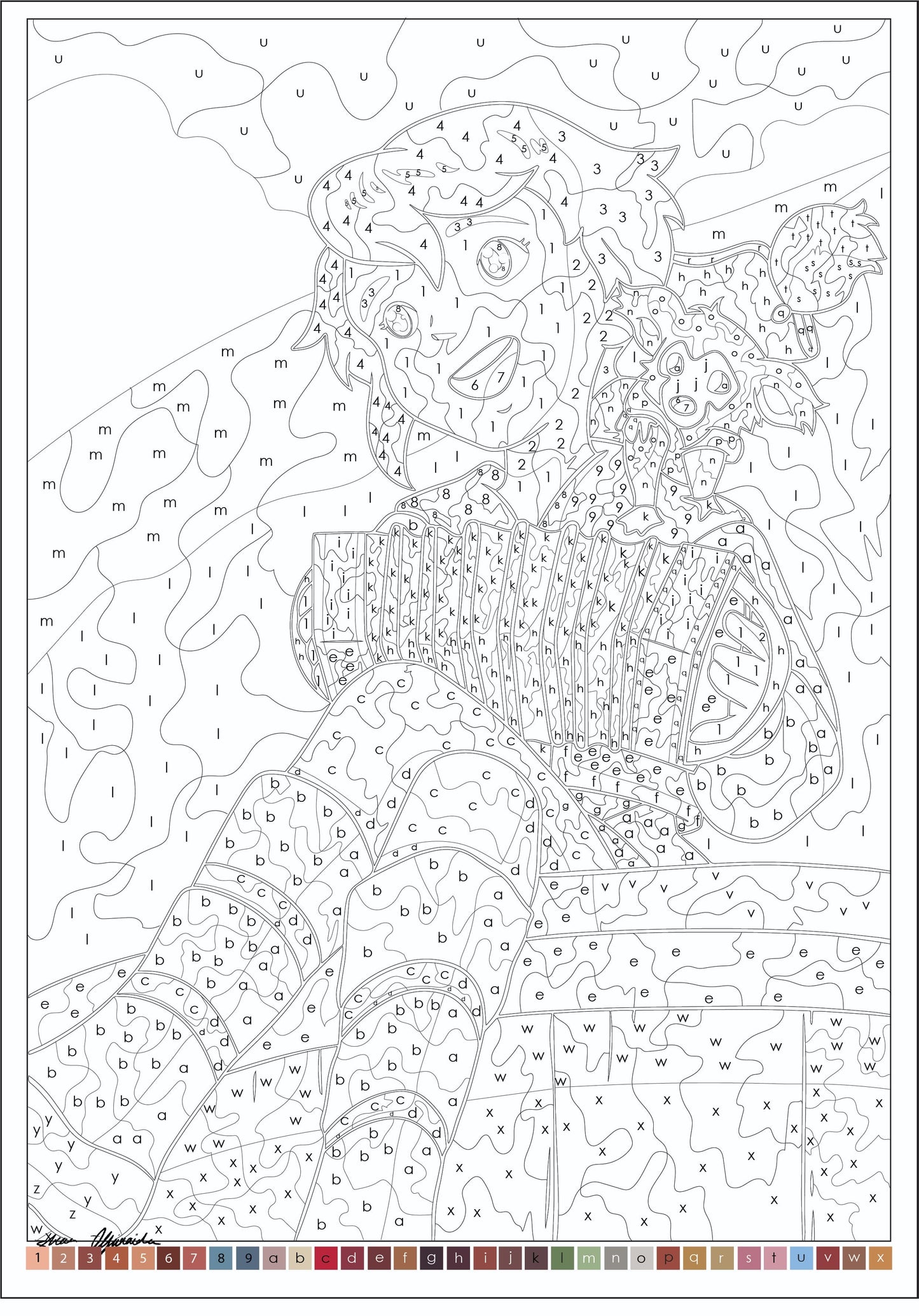 Coloriage Mystery Coloring Book (Nostalgia)