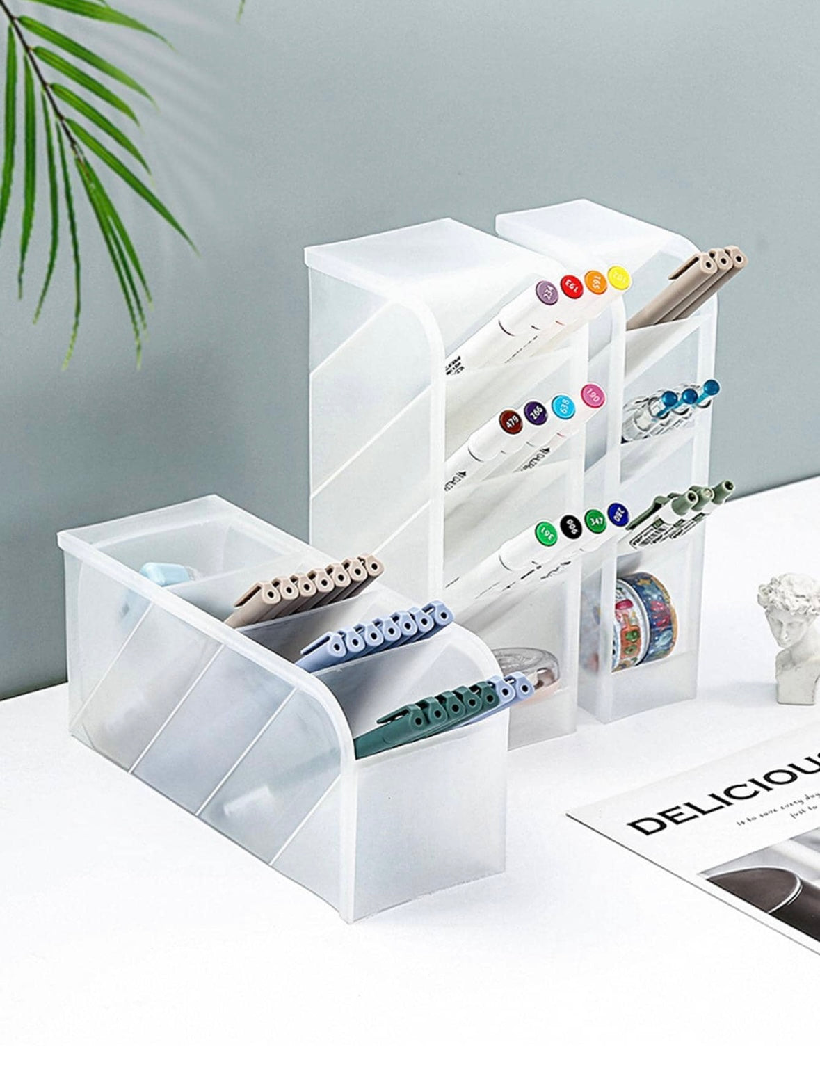 Acrylic Markers Holder حامل اقلام