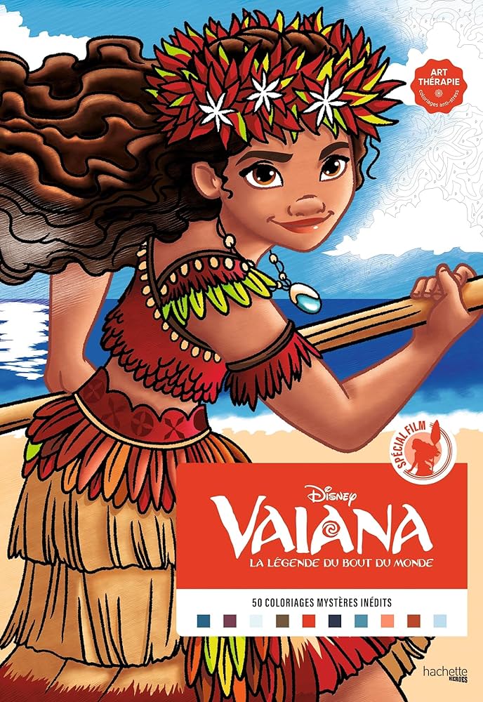 Coloriage Mystery Coloring Books (Moana)i