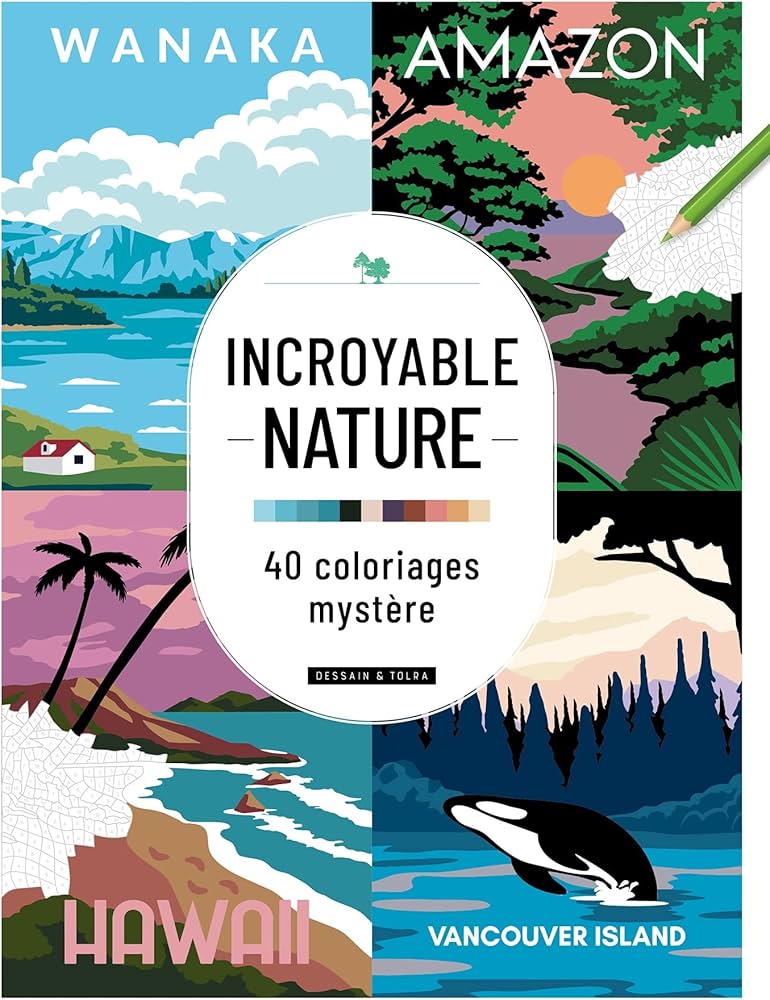 Marveilleux Mystery Coloring Book: Nature