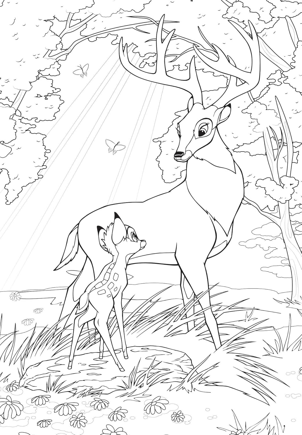 Grand Bloc Mini Coloring Book (Families)