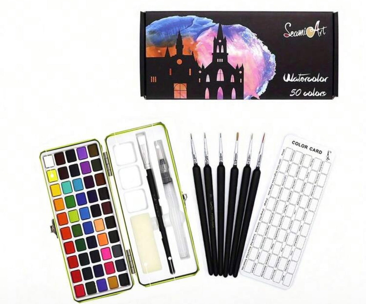 Seamiart Watercolors (128 Colors)