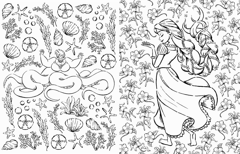 Disney Fashion Coloring Book