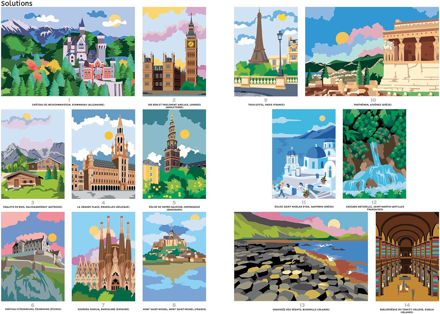 Coloriage Mystery Coloring Books (Travel Around The World)