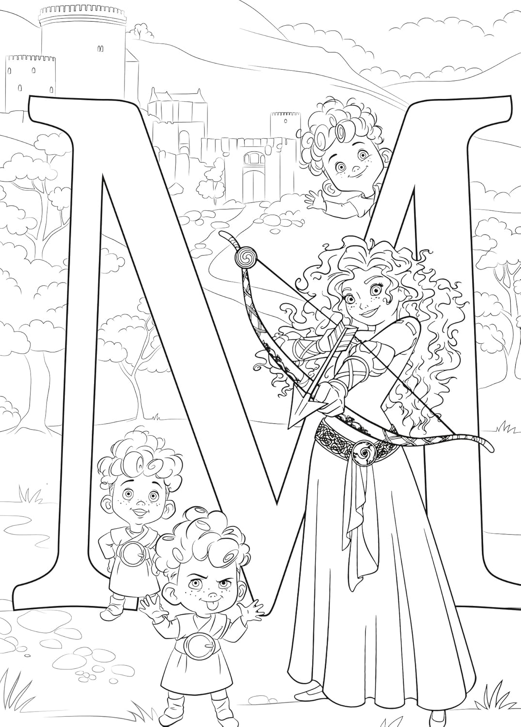 Disney Alphabet Coloring Book