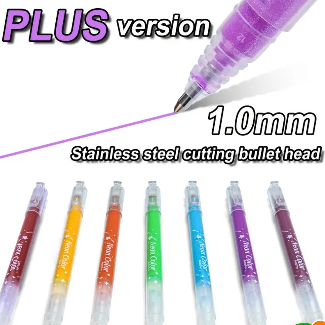 Nicety Acrylic Glitter Gel Pens (180 Colors)