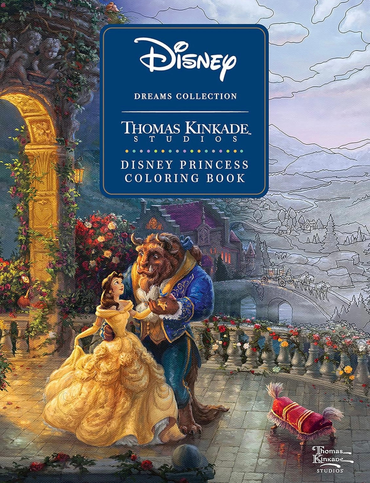 Disney Coloring Book By Thomas Kinkade