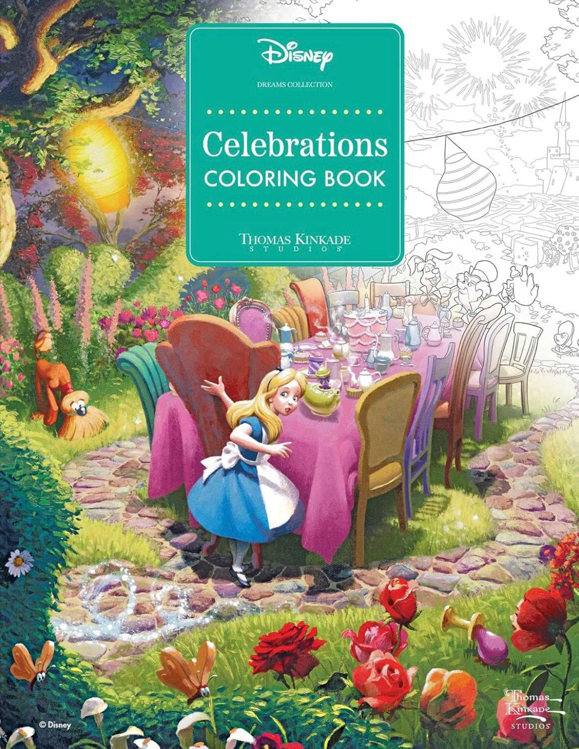 Disney Coloring Book By Thomas Kinkade