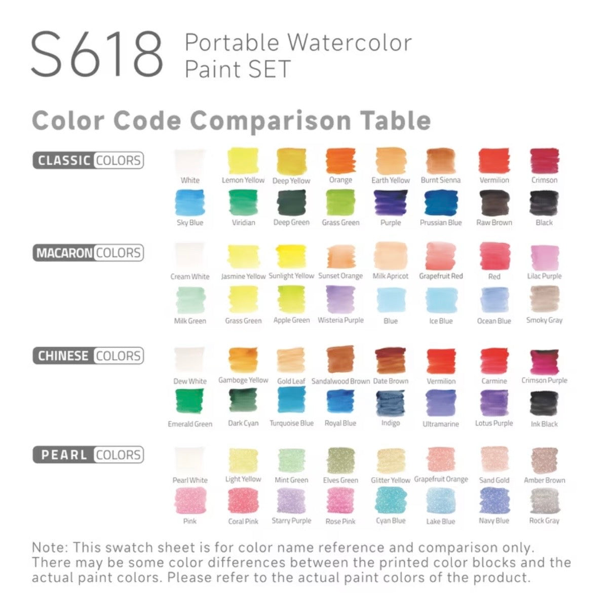 Watercolor Set (Chinese Colors)