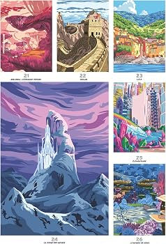 Coloriage Mystery Coloring Books (Beautiful Disney Landscapes)