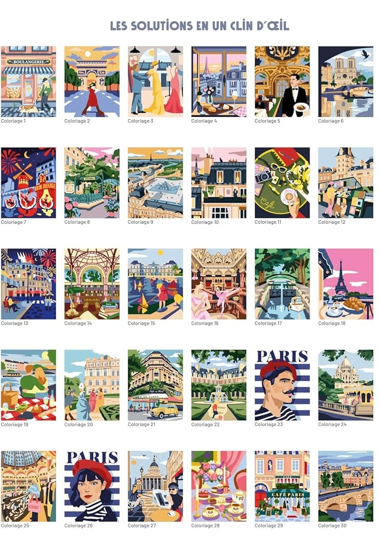 Coloriage Mystery Coloring Books (Paris)