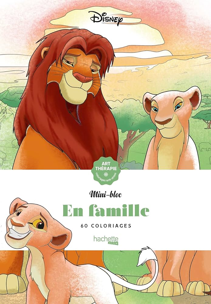 Grand Bloc Mini Coloring Book (Families)