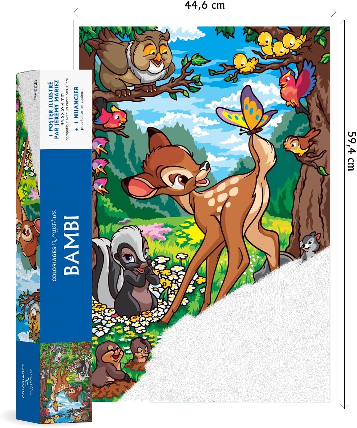 Coloriage Mystery Posters (Bambi)