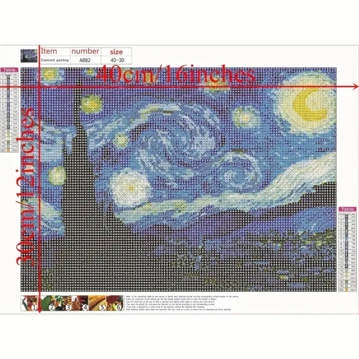 Diamond Painting لوحة تركيب كريستال