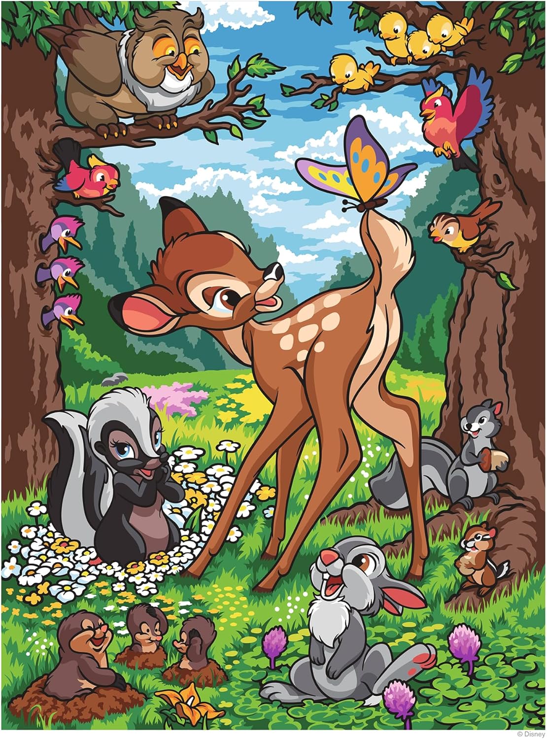 Coloriage Mystery Posters (Bambi)