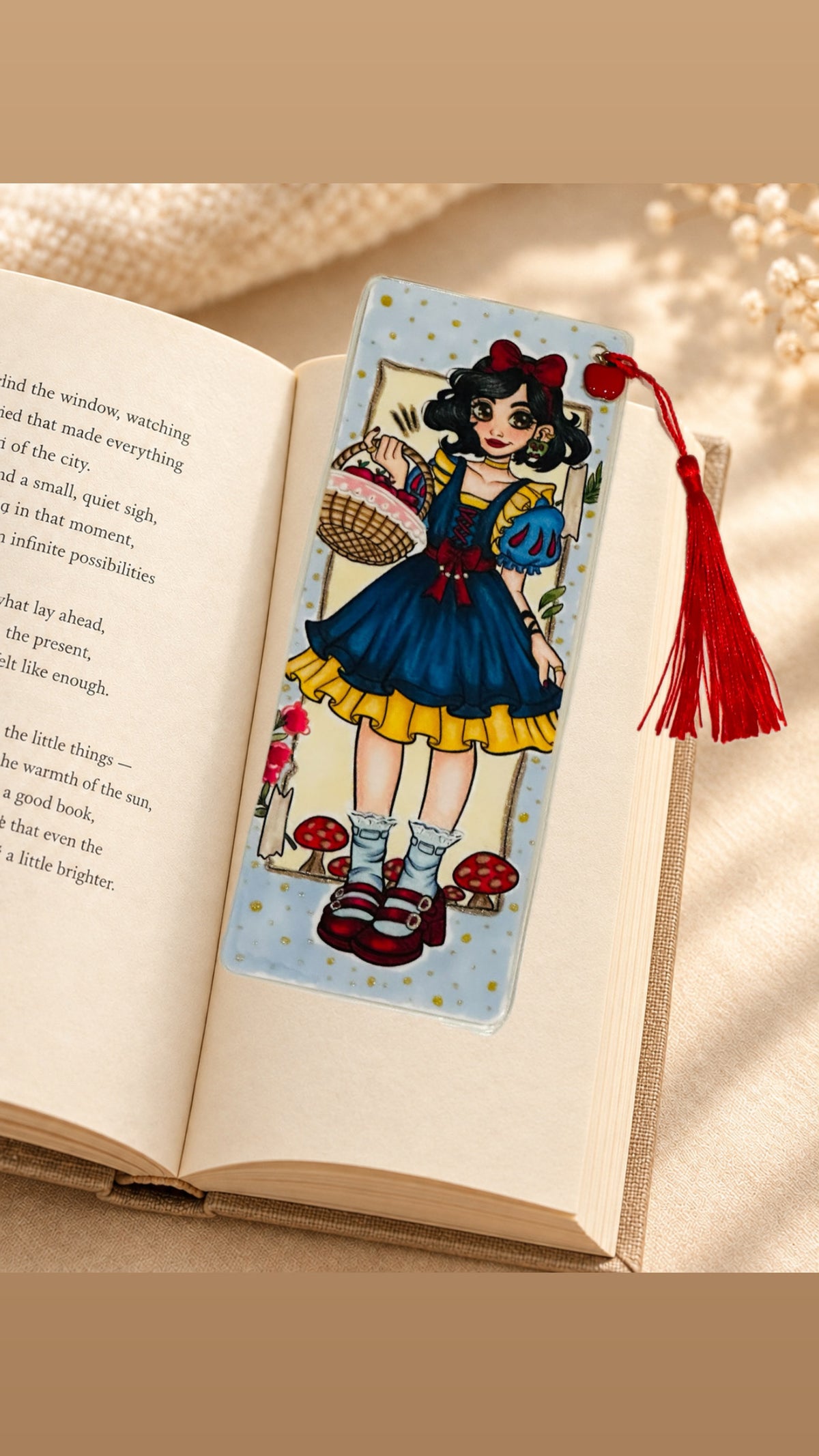 Hand Colored Bookmark (Large)