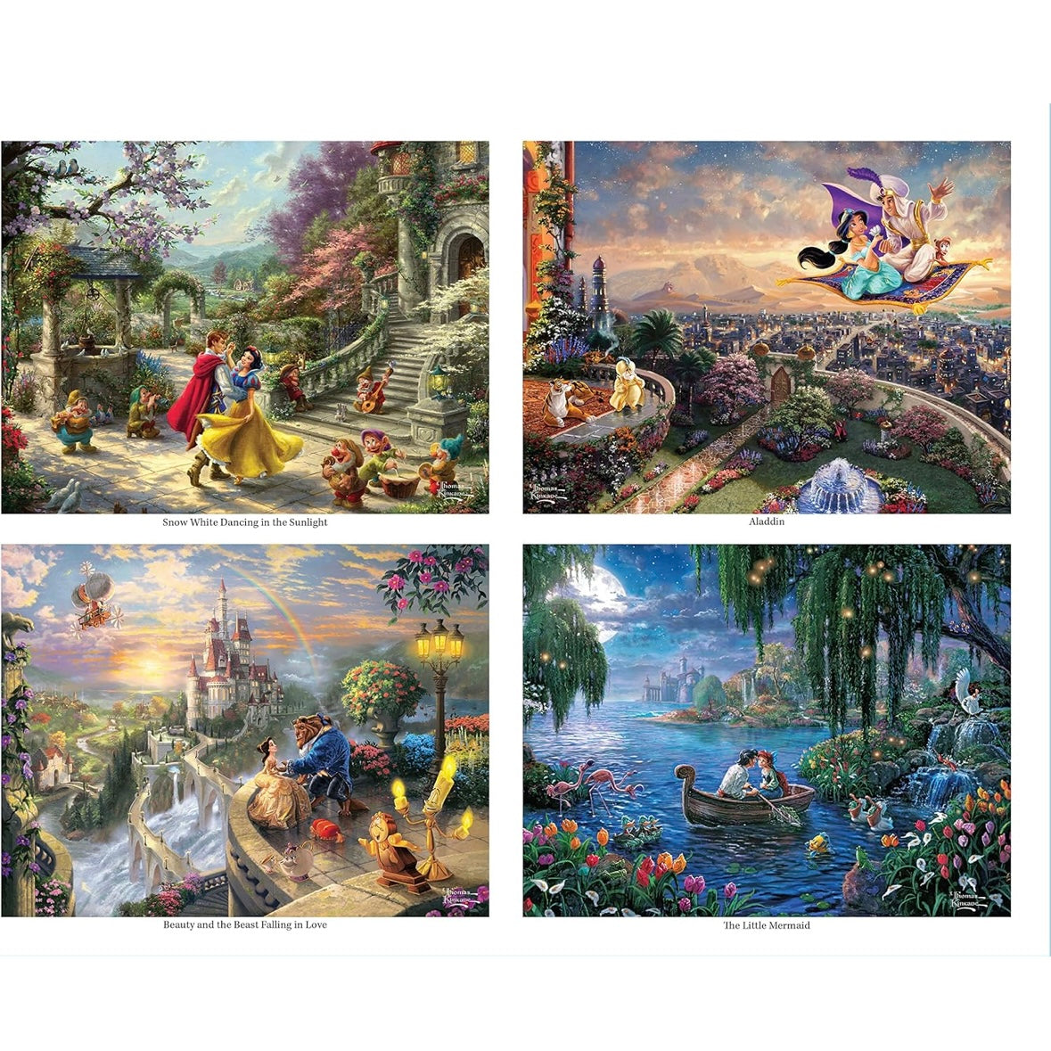 Disney Coloring Poster Book By Thomas Kinkade