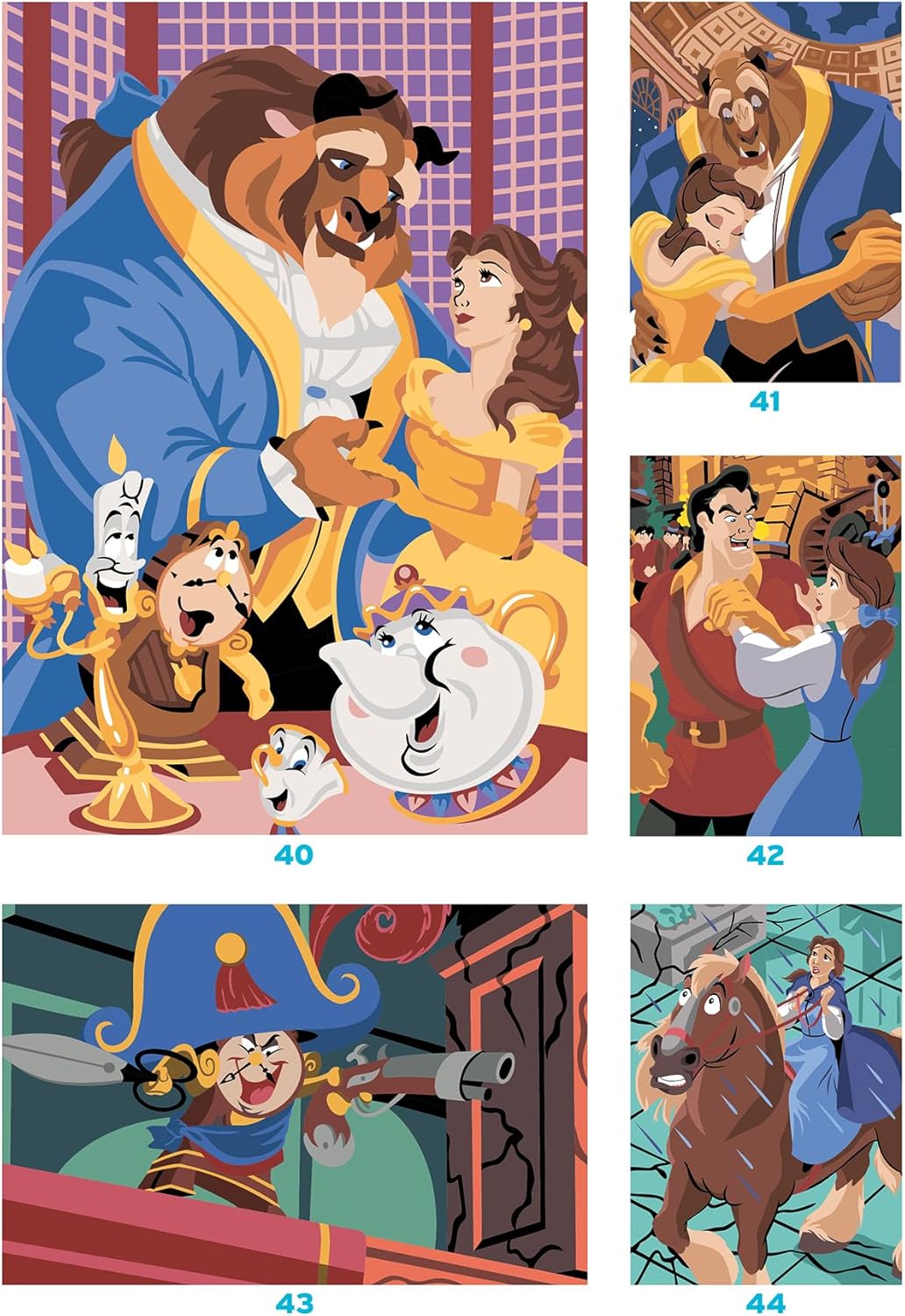 Coloriage Mystery Coloring Books (Beauty & The Beast)
