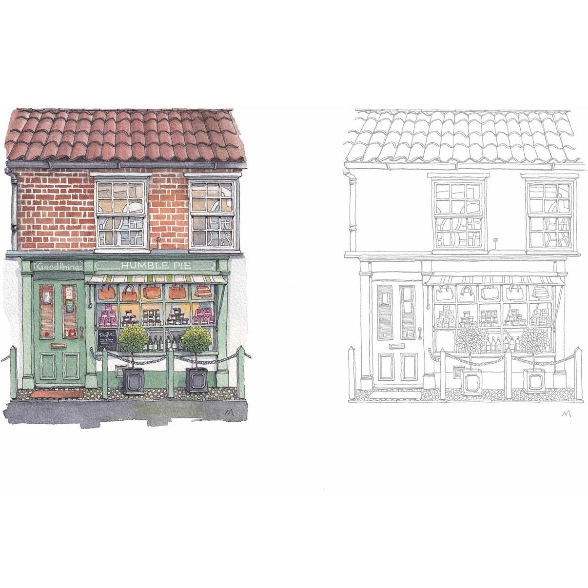 Urban Anna Watercoloring Book: Whimsical World
