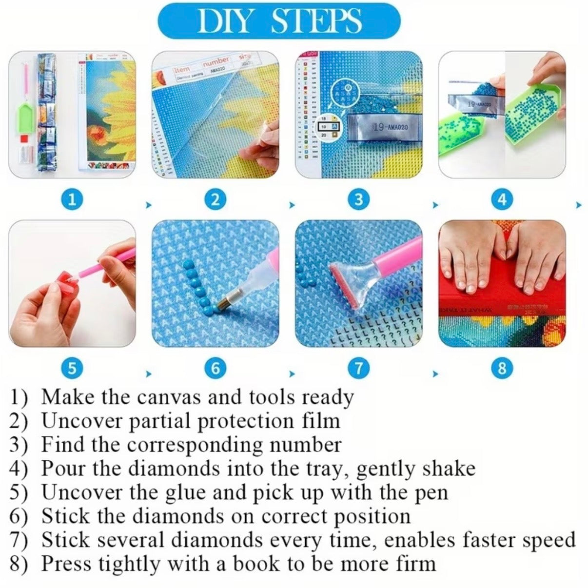 Diamond Painting لوحة تركيب كريستال