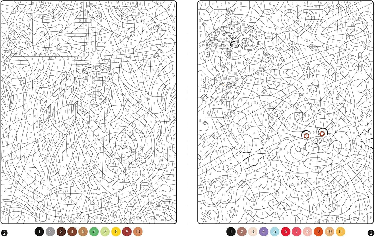 Kids Coloring By Numbers (Hero Portaits)