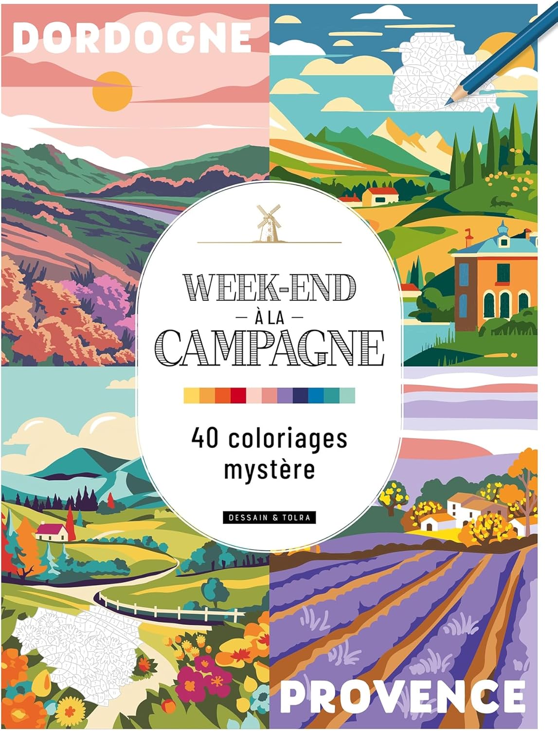 Marveilleux Mystery Coloring Book: Weekend