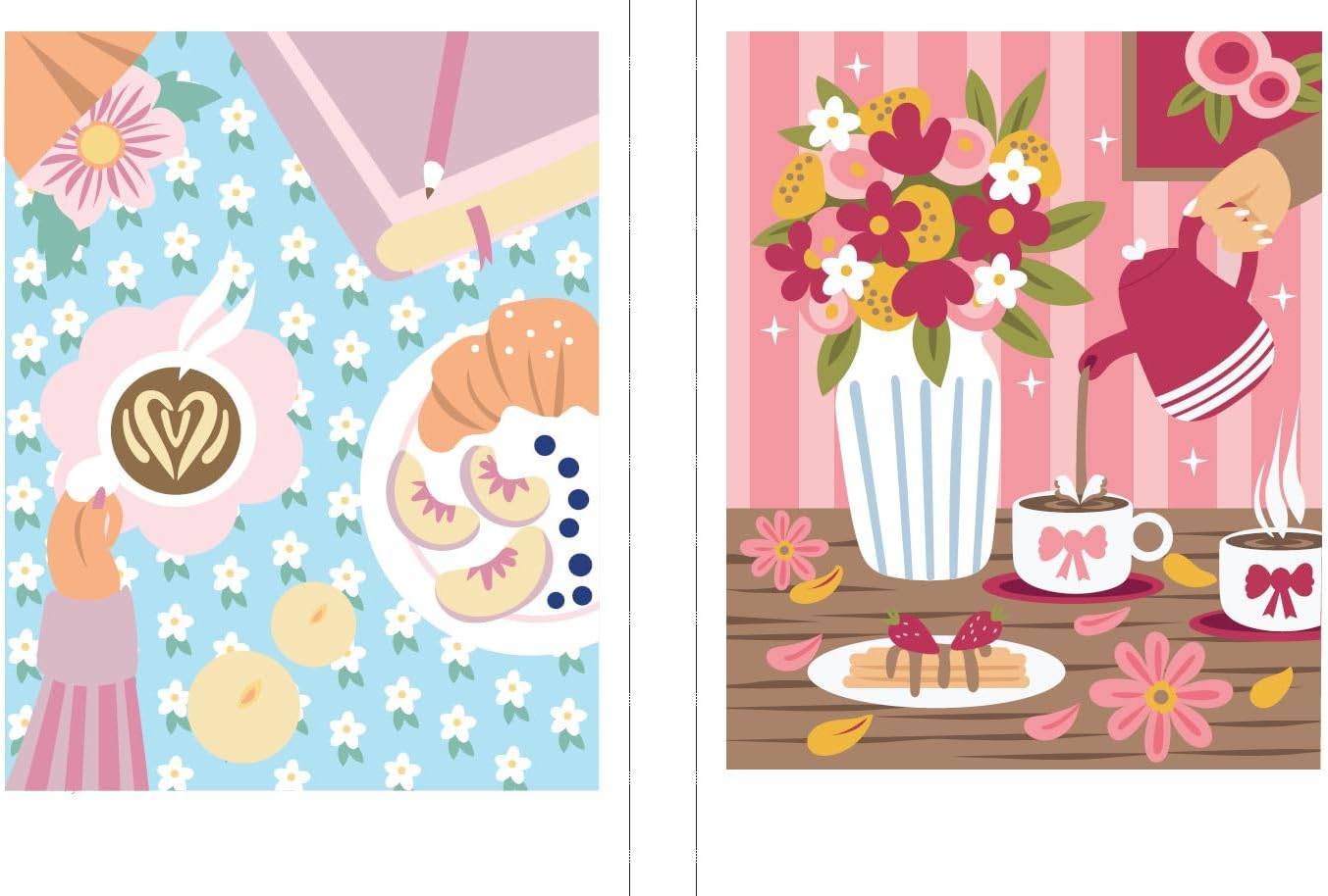 Les Petits Bonheurs Coloring Book (Joys of Life)