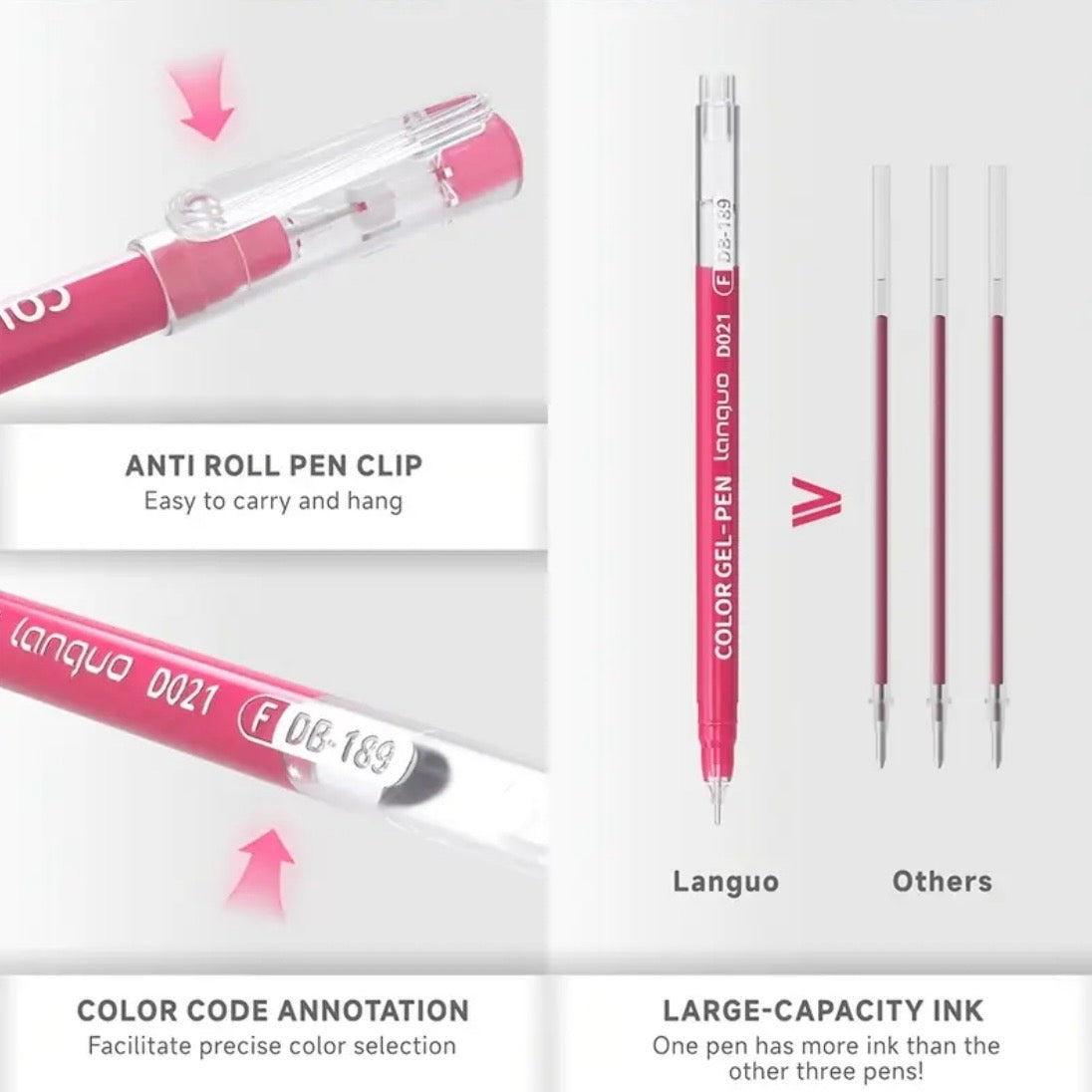 Languo X Qimiart Gel Pens (252 Colors)