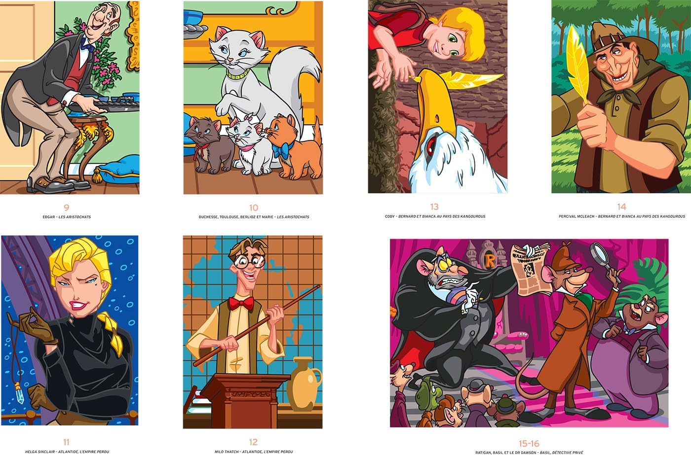 Coloriage Mystery Coloring Books (Heros & Villains)