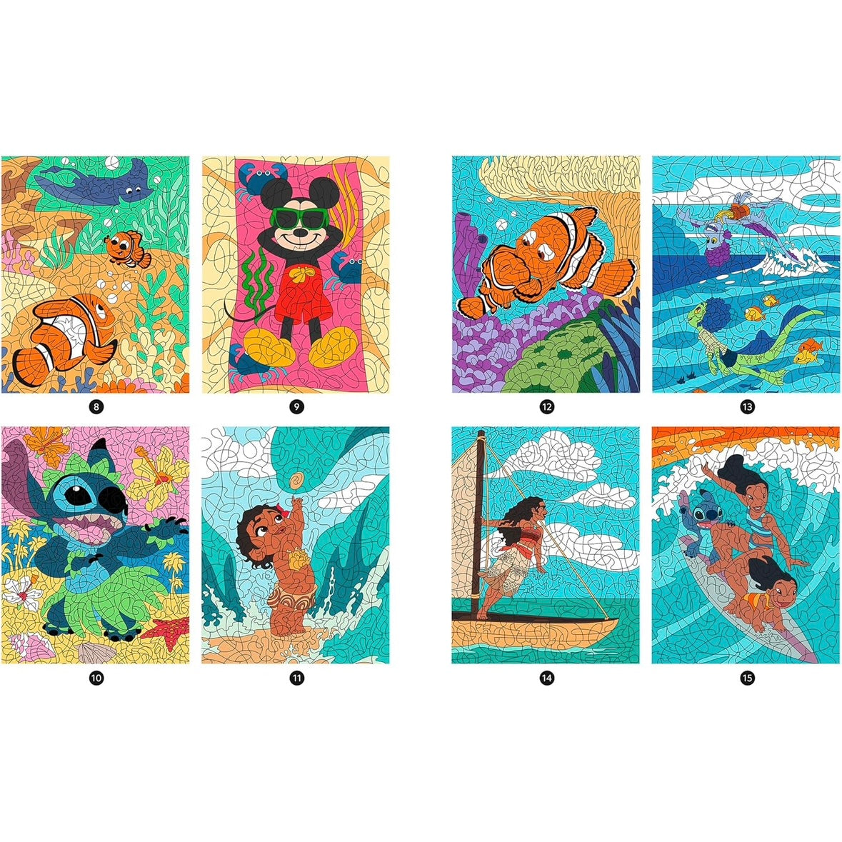 Kids Coloring By Numbers (Ocean)