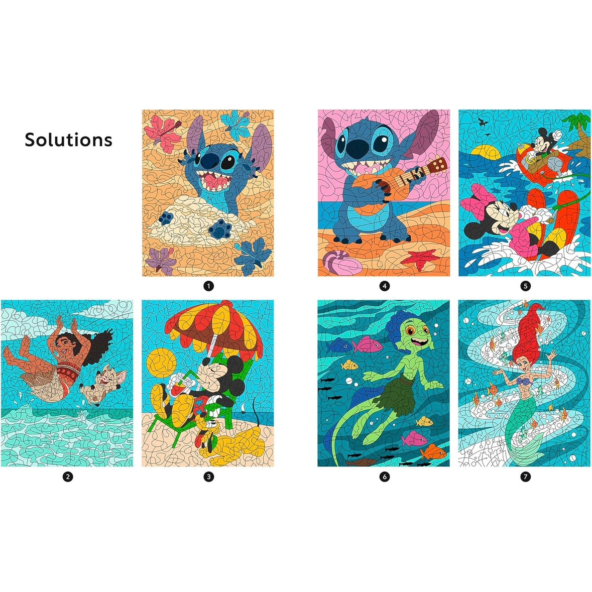 Kids Coloring By Numbers (Ocean)