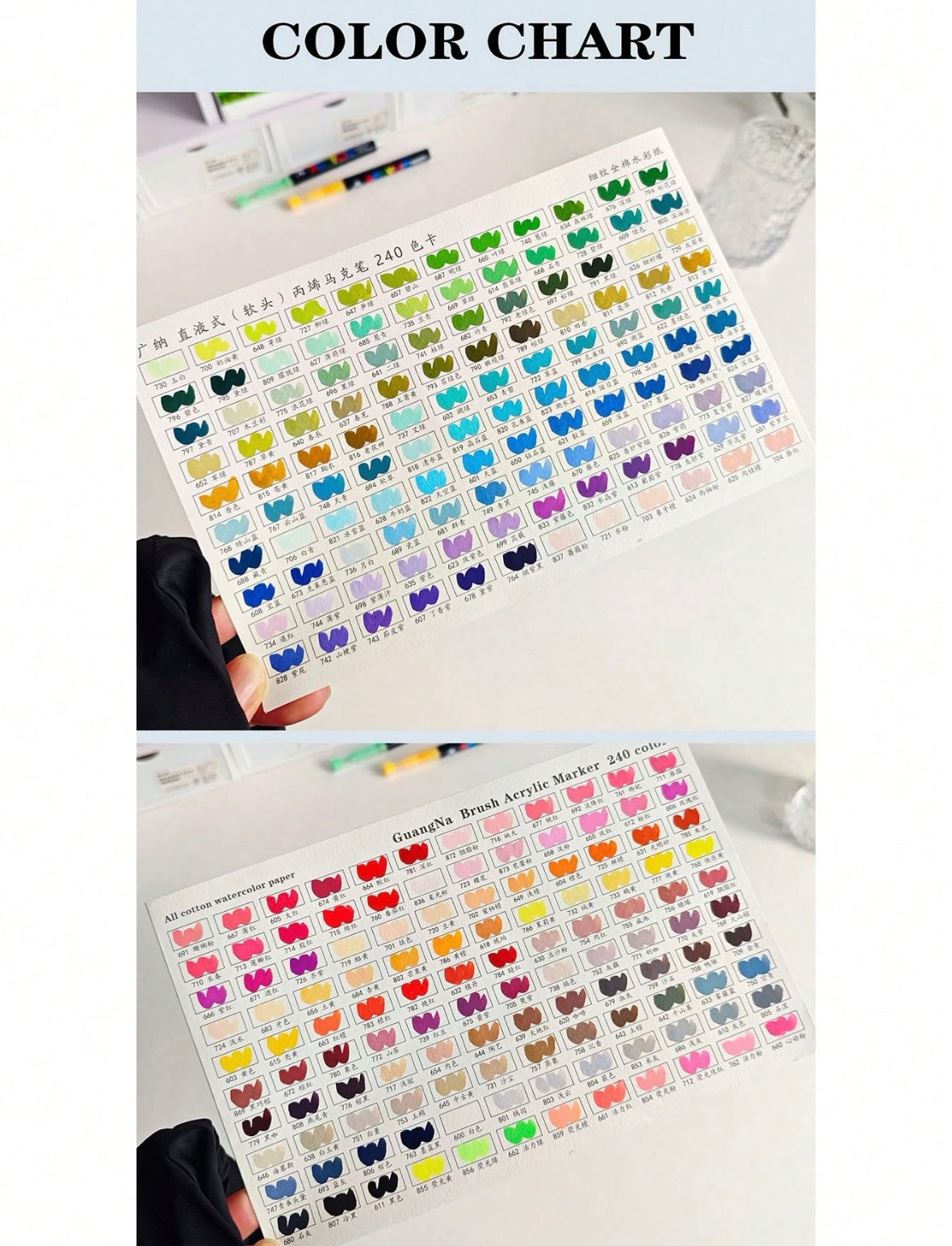 Acrylic Markers - 240 colors (Box)