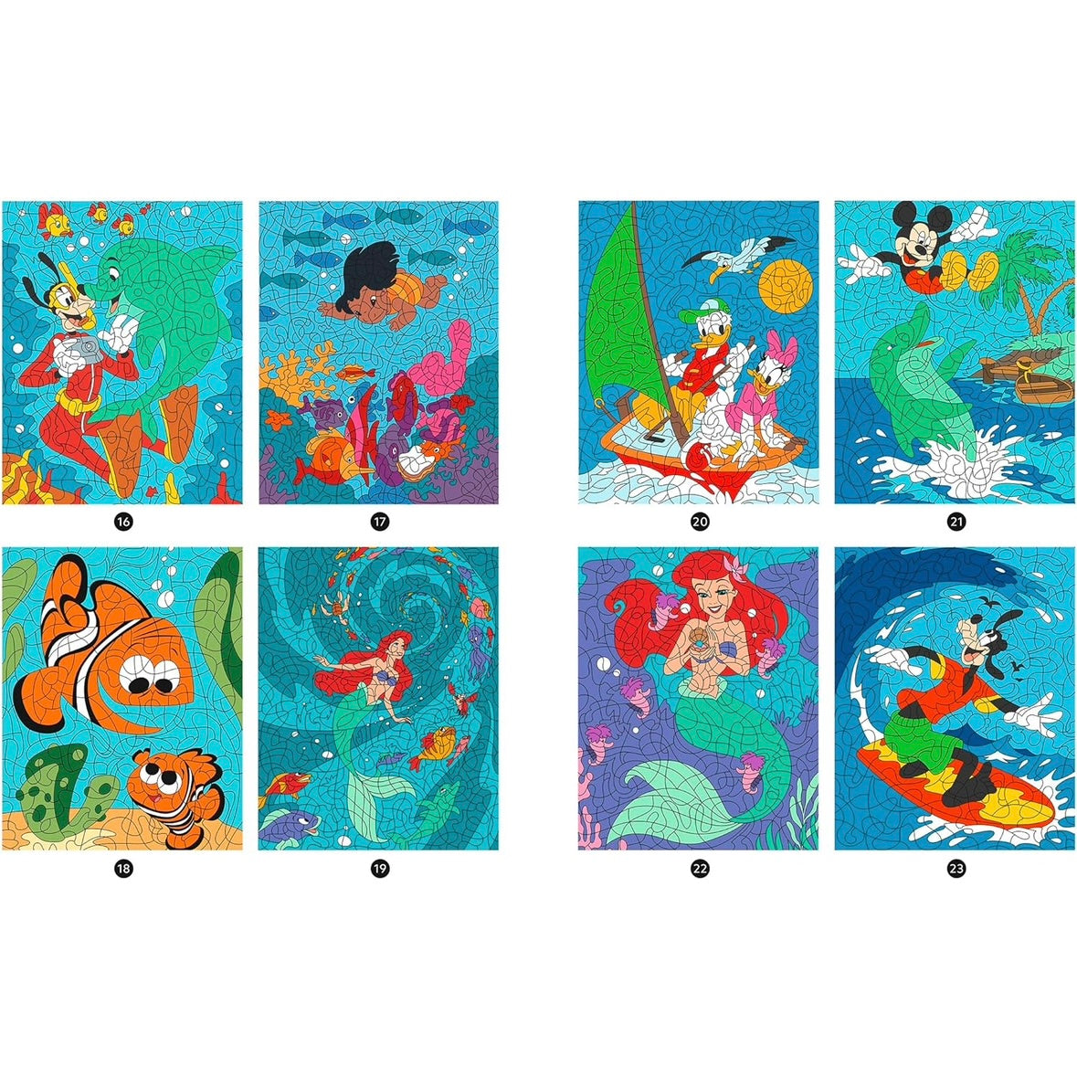 Kids Coloring By Numbers (Ocean)