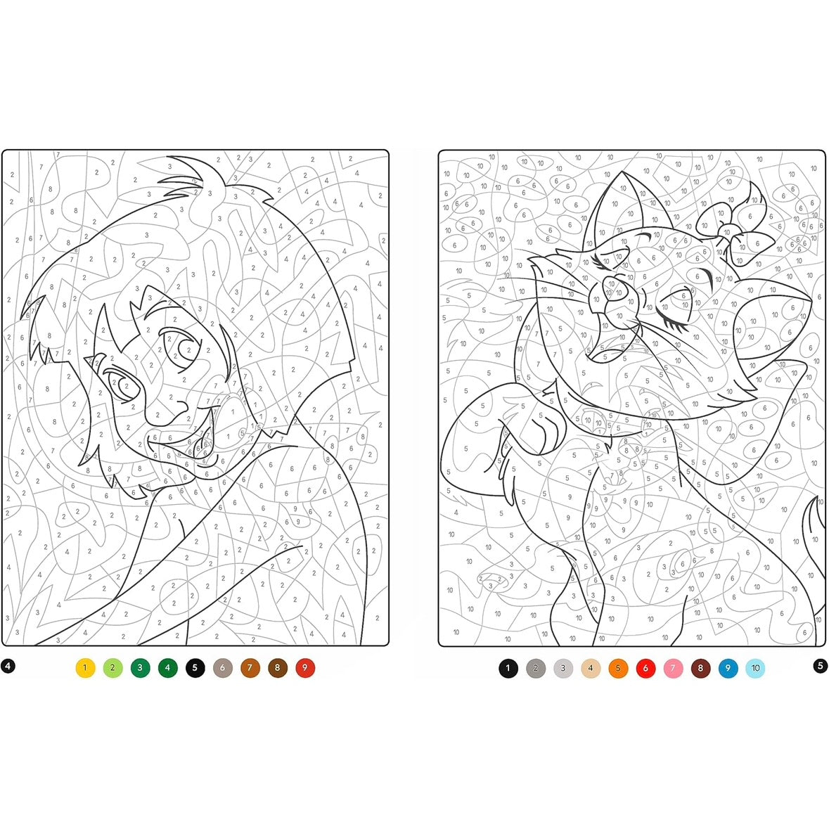 Kids Coloring By Numbers (Hidden Character)