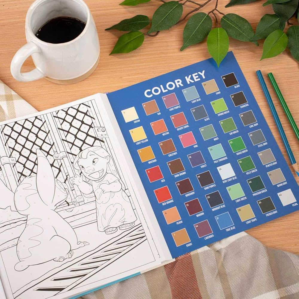 Easy Coloring By Numbers (Stitch)