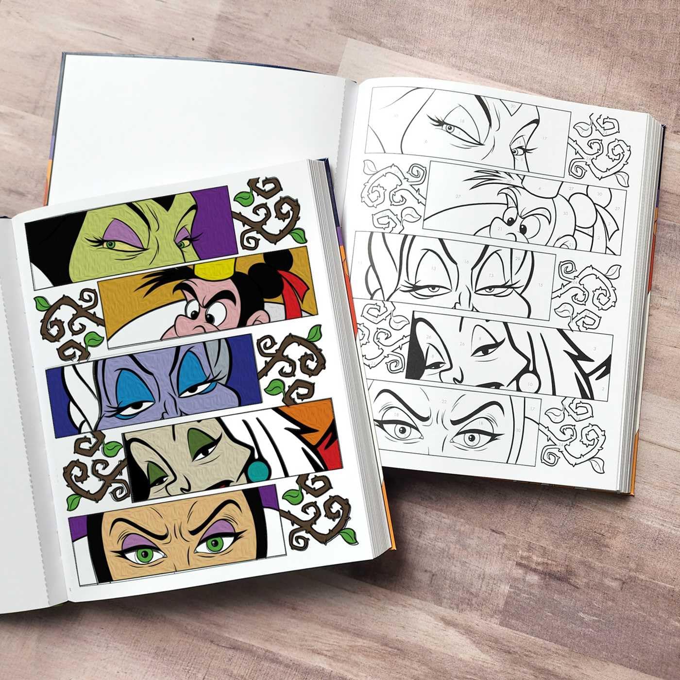 Easy Coloring By Numbers (Villains)