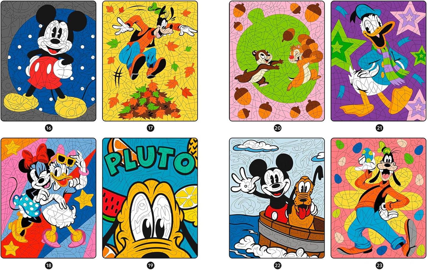 Kids Coloring By Numbers (Mickey & Friends)