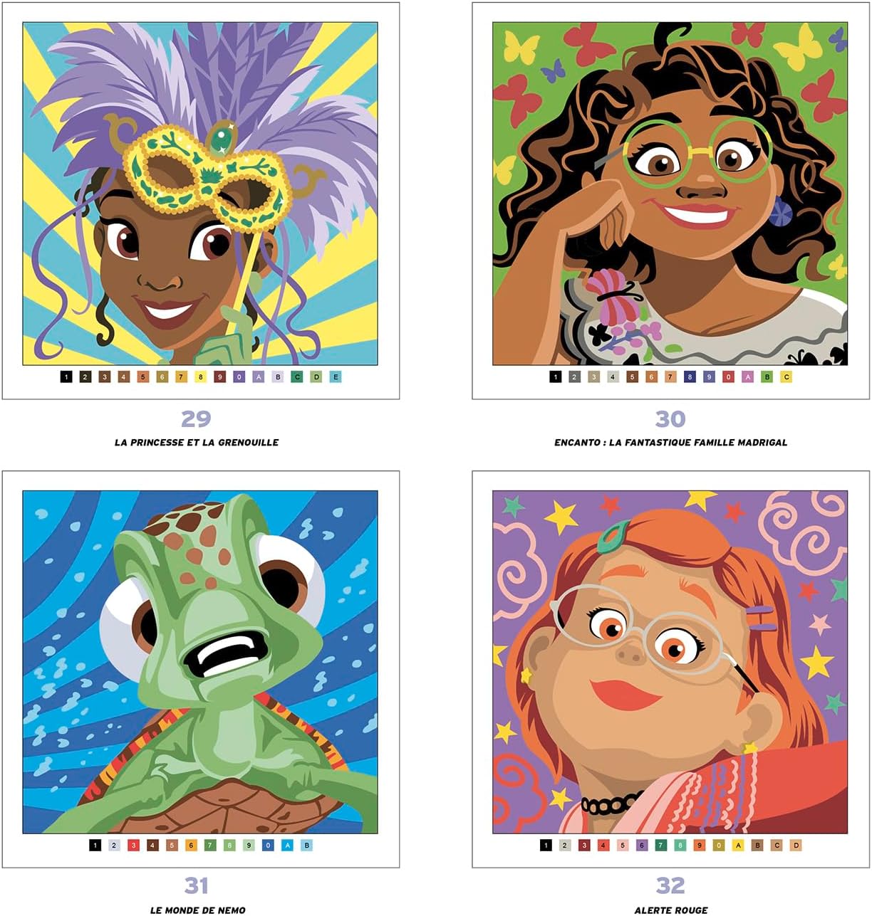 Coloriage Mystery Coloring Books (Portraits)