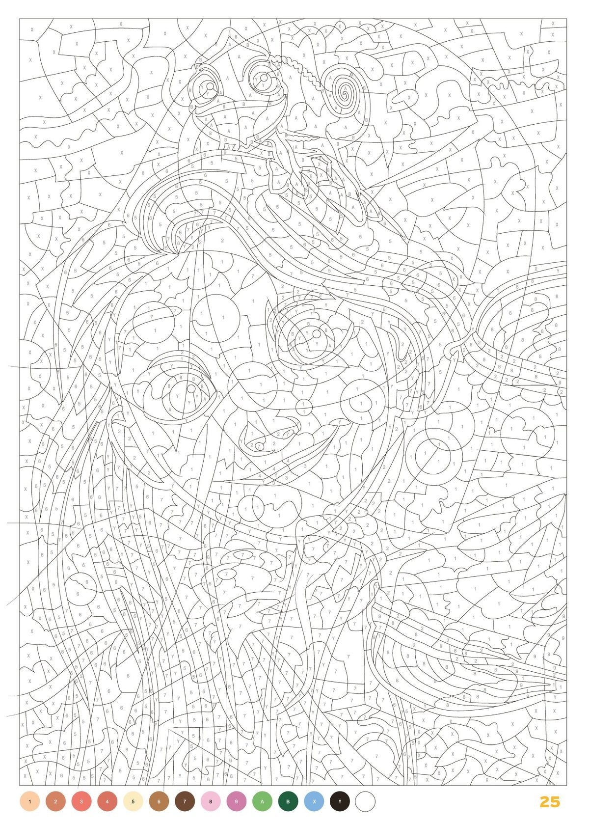 Coloriage Mystery Coloring Books (Hidden Characters - Portraits)
