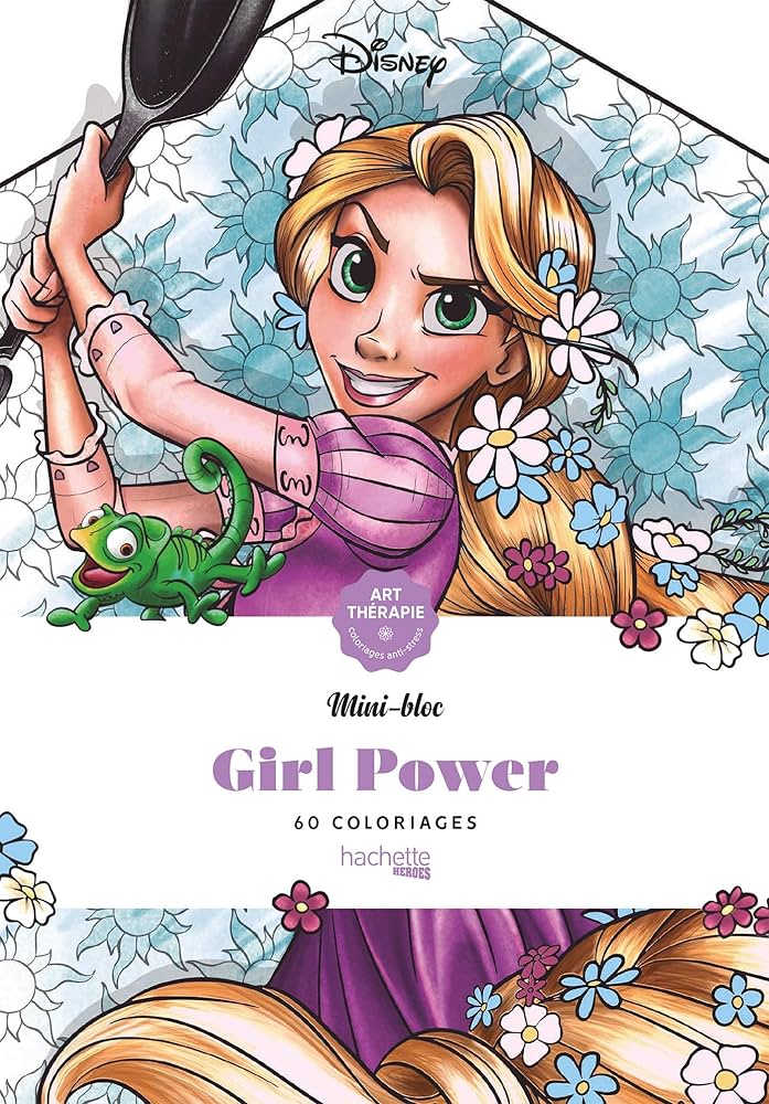 Grand Bloc Mini Coloring Book (Girl Power)