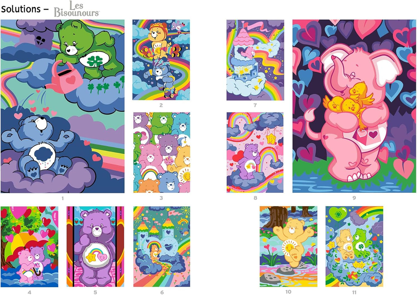 Coloriage Mystery Coloring Books (Bisounours / Care Bears)