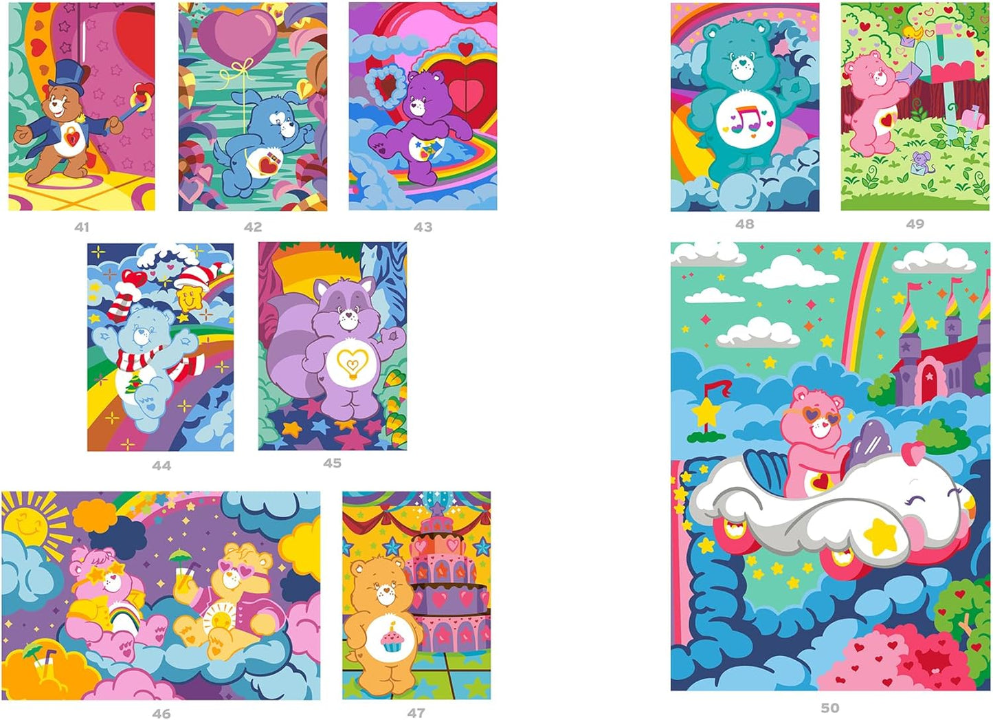 Coloriage Mystery Coloring Books (Bisounours / Care Bears)