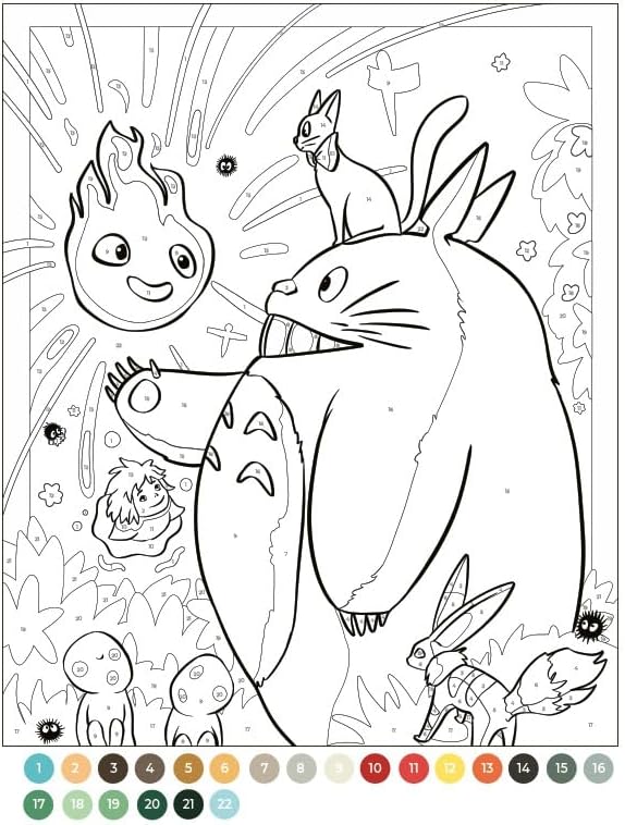 Coloriage Mystery Coloring Books (Ghibli)