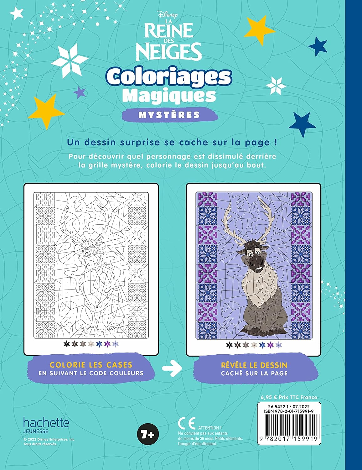 Kids Coloring By Numbers: Frozen