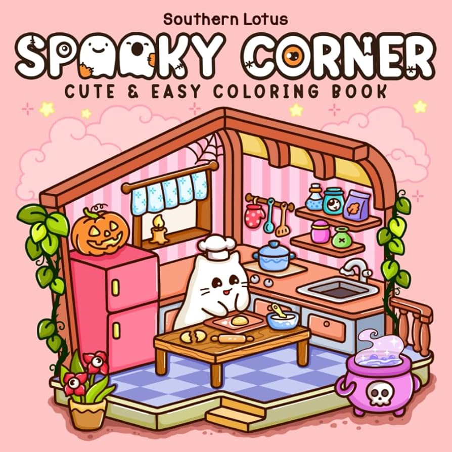 Alcohol Markers Coloring Book
: Spooky Corner