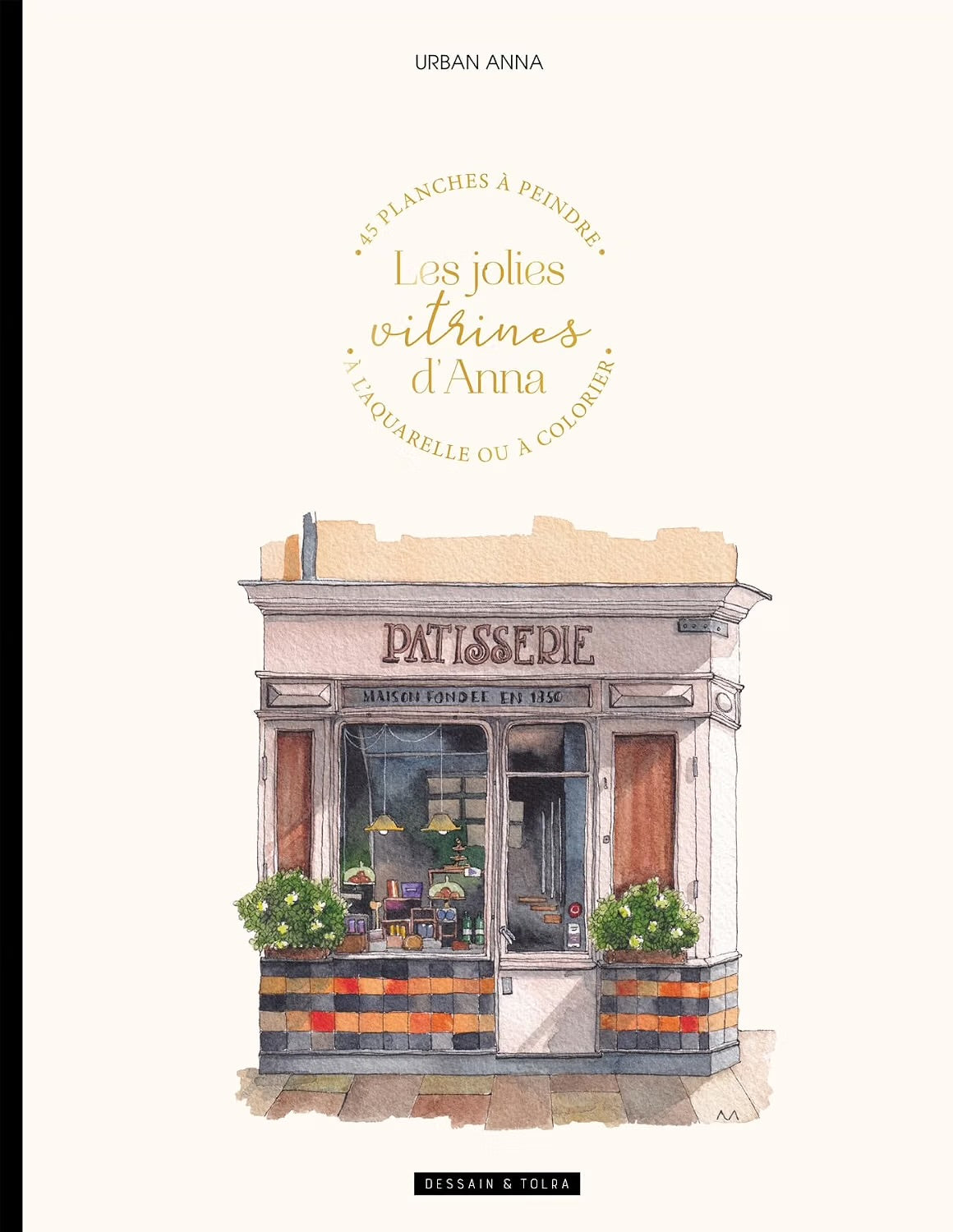 Urban Anna Watercoloring Book: Pretty Windows